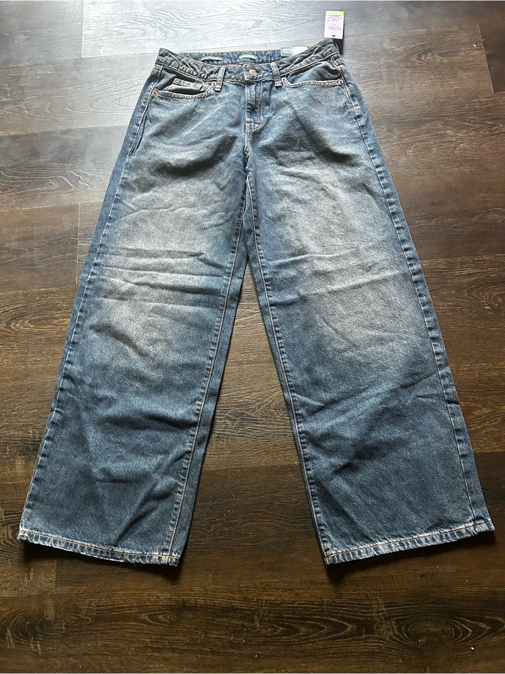 wild fable womens Relaxed Wide-Leg Jeans in Faded Blue